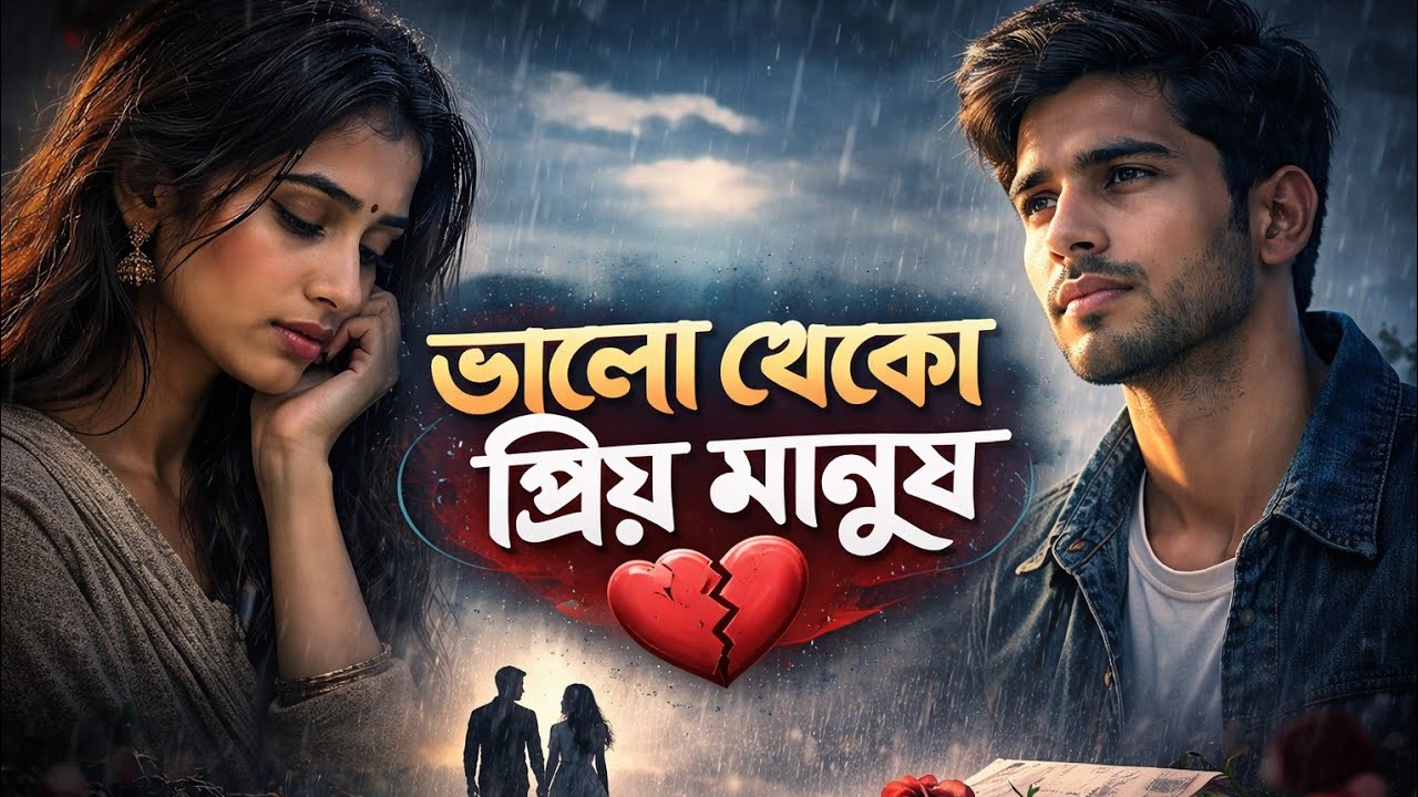 ভালো থেকো প্রিয় মানুষ । Valo Theko Priyo Manush । Sad song bangla। Breakup song । 