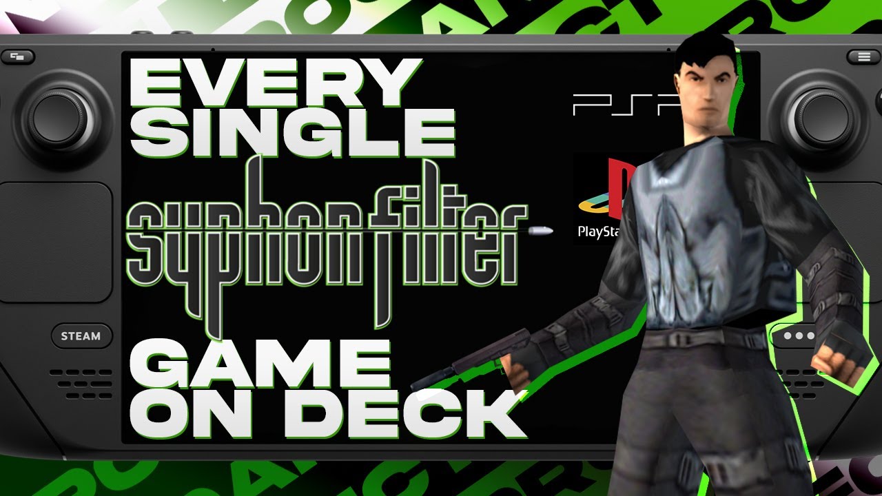 Обзор каждой игры SYPHON FILTER в Steam Deck