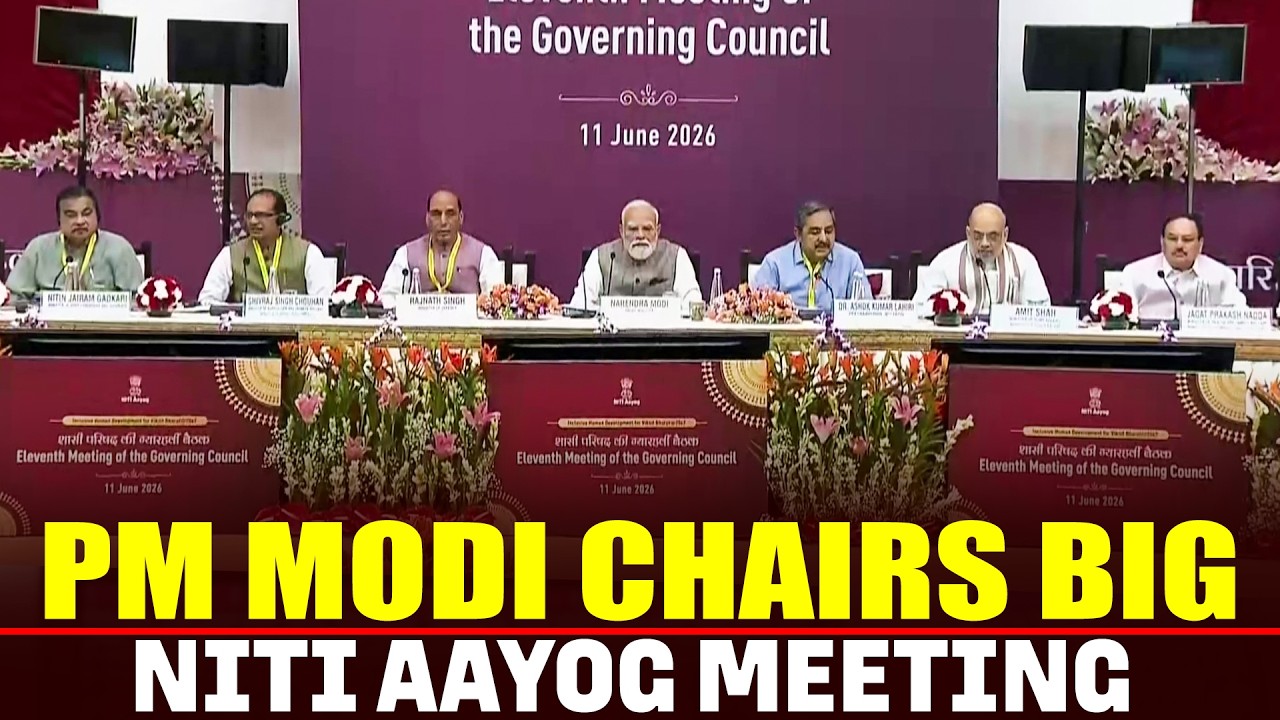 WATCH LIVE: PM Modi Chairs NITI Aayog Meeting on Viksit Bharat 2047 Vision | India | News live