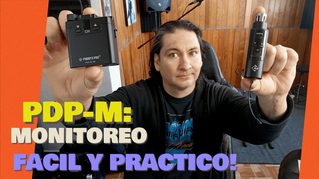 RESEÑA PHENYX PRO PDP-M: MONITOREO INALAMBRICO PROFESIONAL PARA EL MUSICO DE HOY (Review en español)
