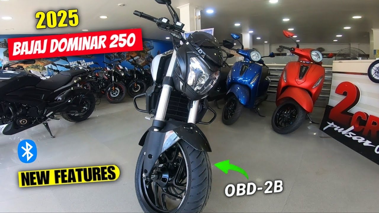 2025 Bajaj Dominar 250 OBD2B Detailed Review - New Digital Meter | New Features Price & Mileage