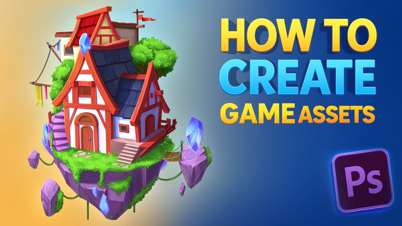 Game Art II Floating Fantasy House