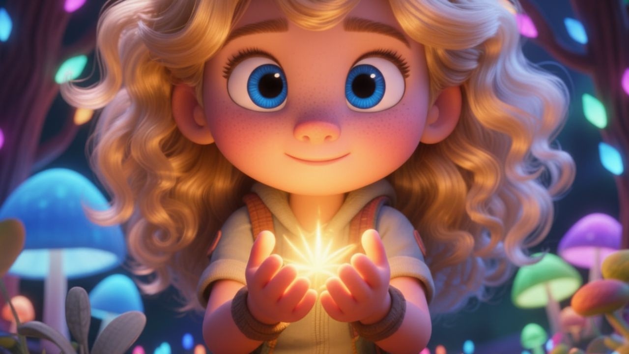 THE GIRL WHO MADE THE WORLD SHINE WITH EVERY STEP -  CHILDREN’S STORY