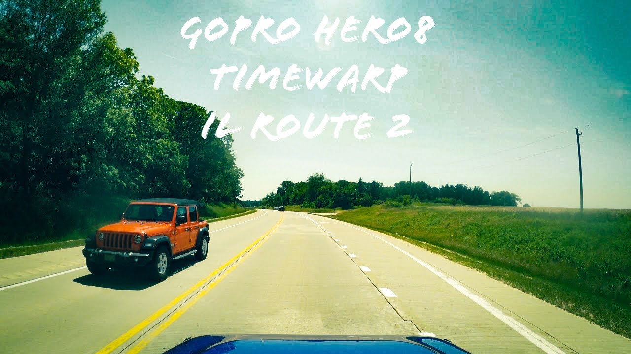 GoPro Hero8 Timewarp: IL Route 2 along the Rock River to Oregon, IL