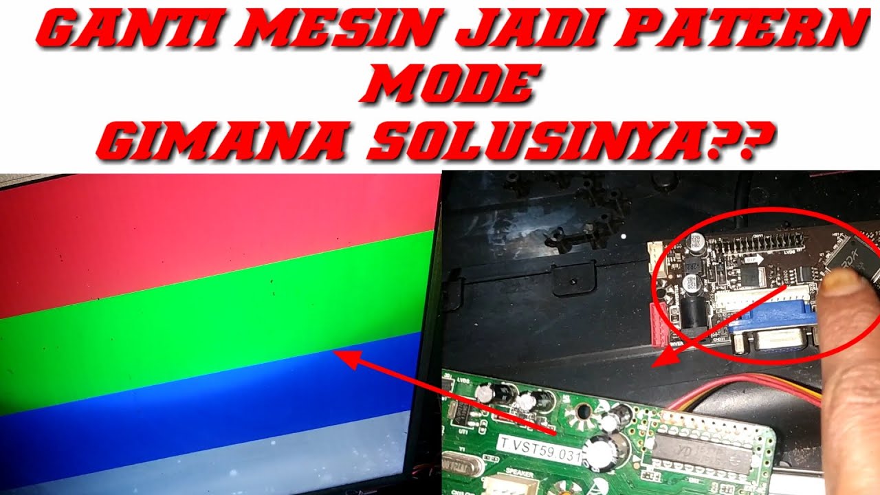 TV LED MULTY PATERN TES MODE