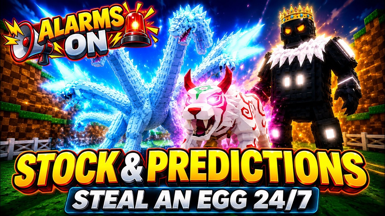 STEAL AN EGG STOCK AND PREDICTIONS 24/7 🔴 LIVE