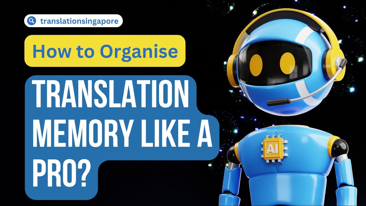 How to organise your Translation Memory like a pro?