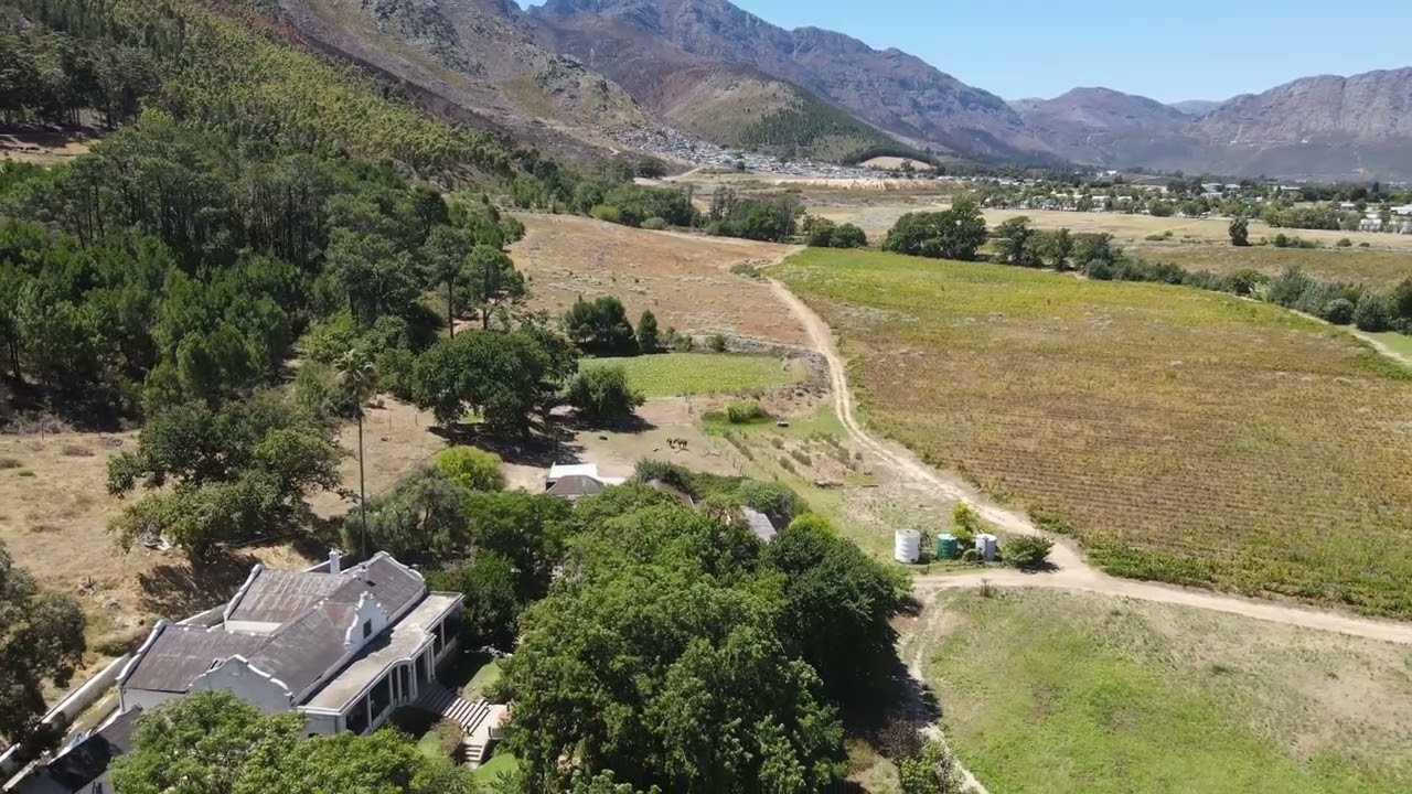 A Rare Open Canvas : 122Ha. Mountain Farm in the Franschhoek Valley