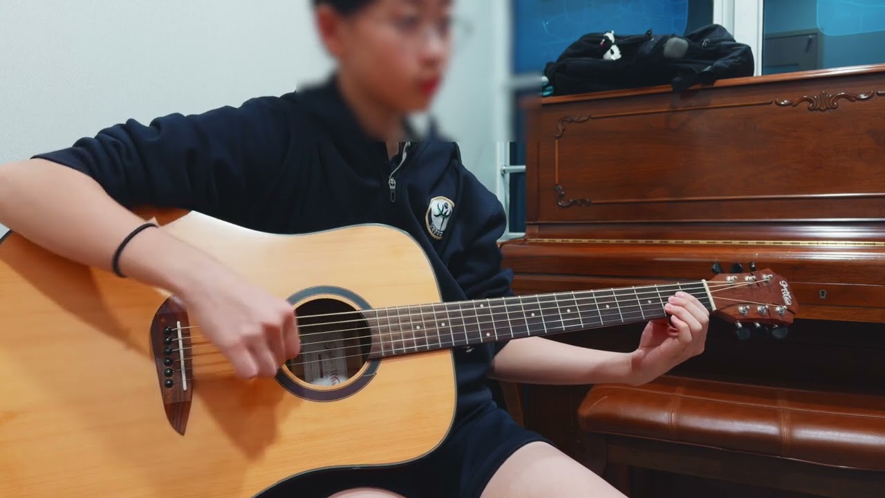 [통기타] 중학생이 연주하는 '사람이 꽃보다 아름다워' (안치환) | 대구 칠곡 기타학원 🎸