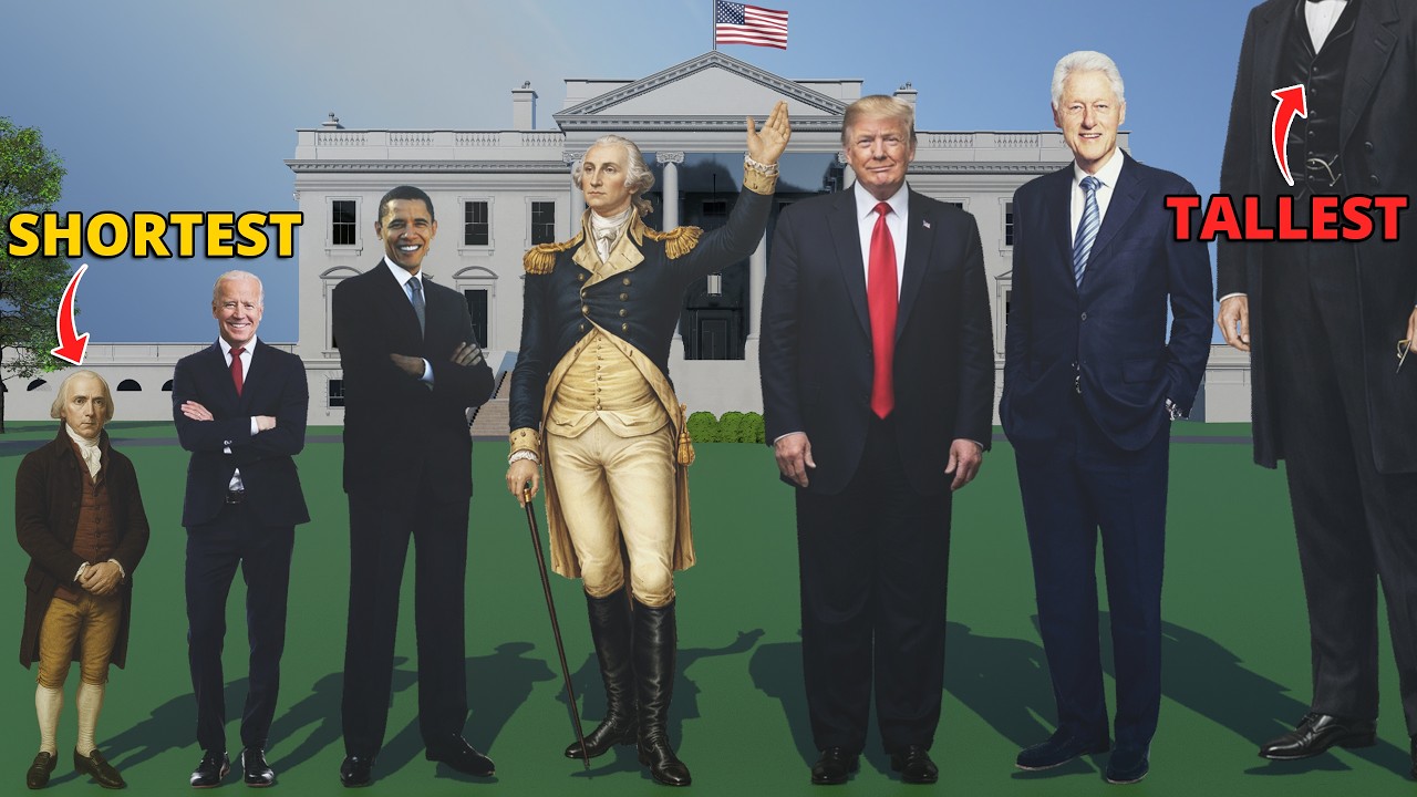 U.S. Presidents Height Comparison | Shortest to Tallest (1789&ndash;2026)