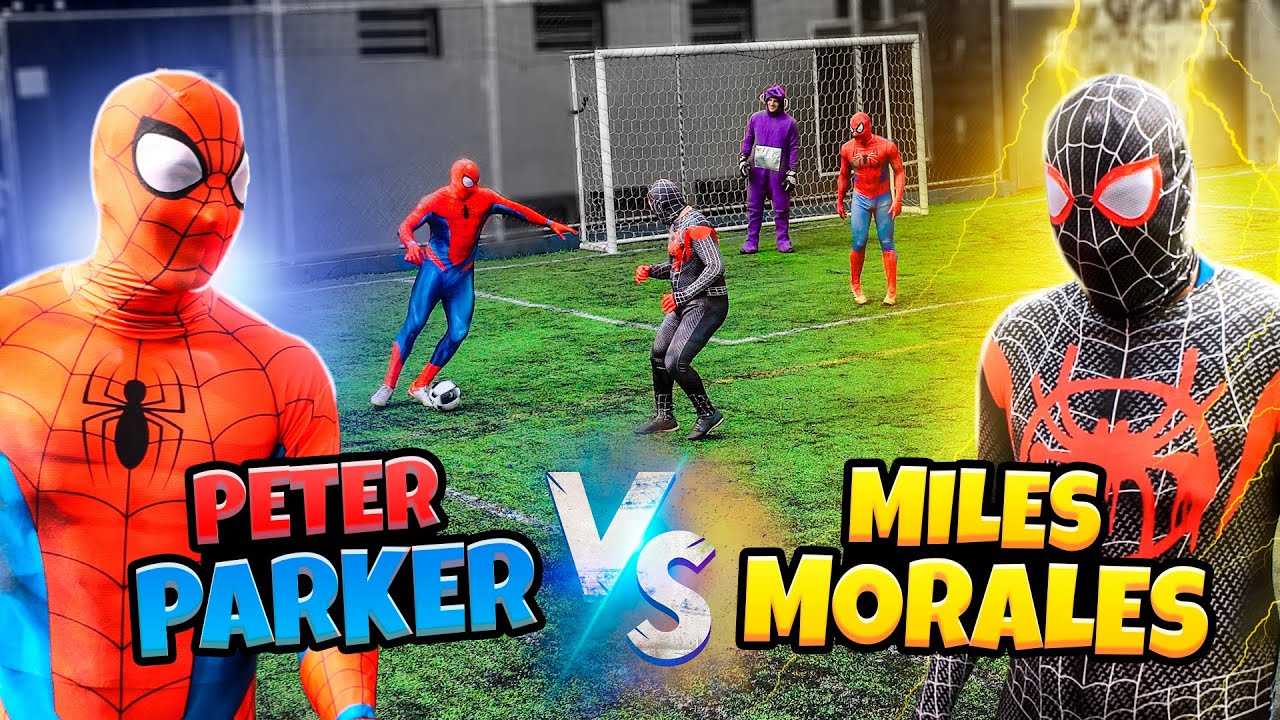 RACHÃO DO HOMEM ARANHA! PETER PARKER vs MILES MORALES! 🕷️⚡ (jogo emocionante)