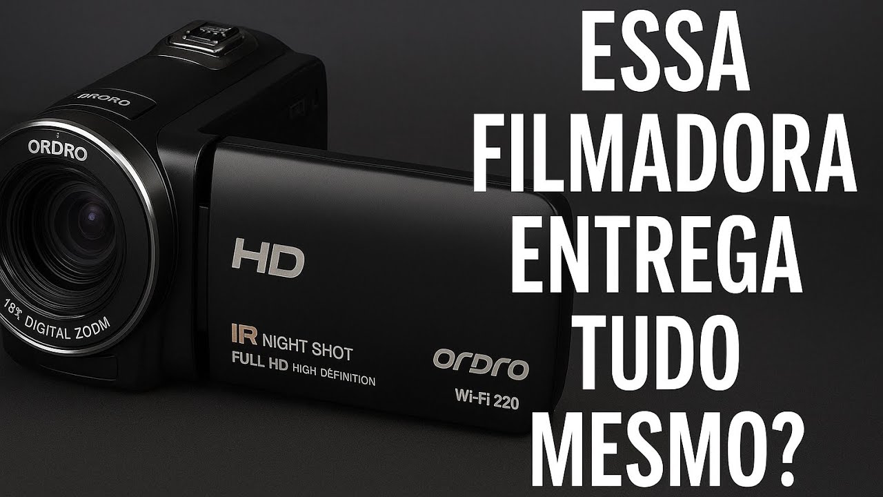 Filmadora  ORDRO HDV-Z20 é boa? Veja o que achei #Filmadora #ORDROHDVZ20 #Review