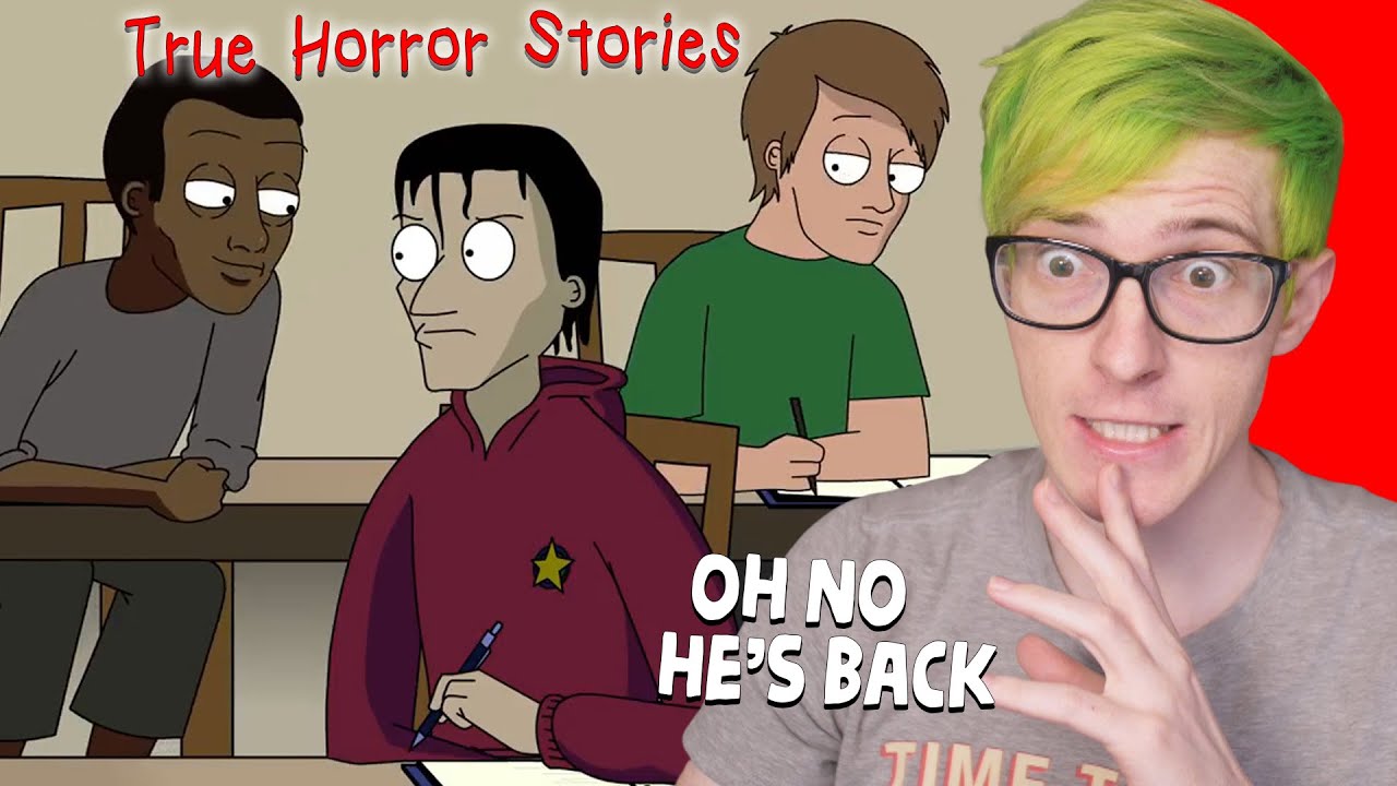 Reacting to True Story Scary Animations (The Creepy Dude is Back)