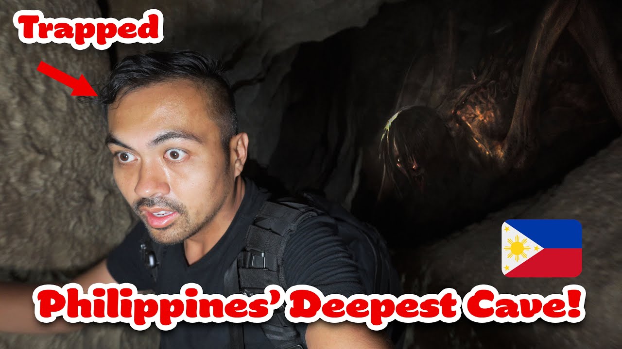 The Philippines Deepest Cave! Trapped Inside! Lumiang Cave Sagada | Philippines Travel Vlog🇵🇭