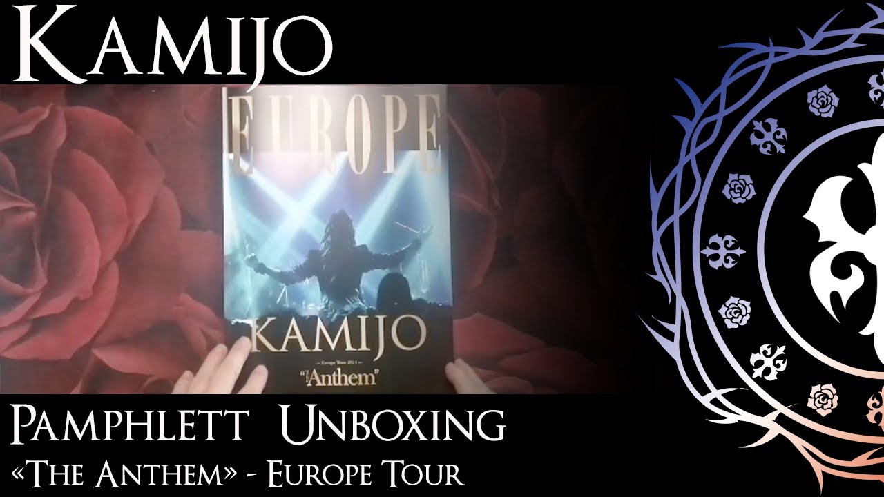 KAMIJO - Europe Tour Pamphlet - UNBOXING + links