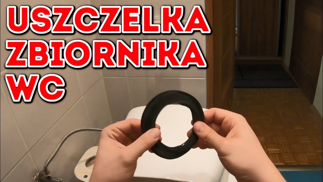 Leje się woda przy spłukiwaniu wc? Wymiana uszczelki zbiornika. #Majster Amator odc.50