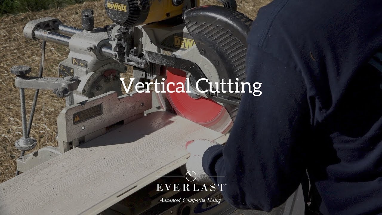 Vertical Cutting: How to Install Everlast® Advanced Composite Siding