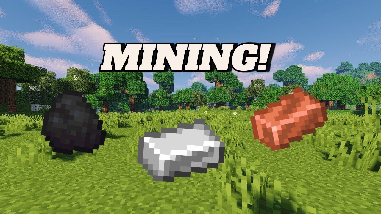 Minecraft Lets Play EP.1  MINING!!