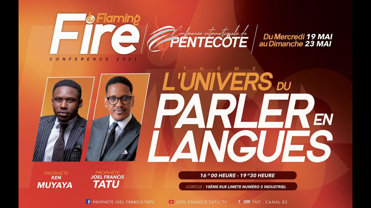 🔴DAY 3:  🔴Rediffusion  L'UNIVERS DU PARLER EN LANGUES  avec le Prophète Ken Muyaya