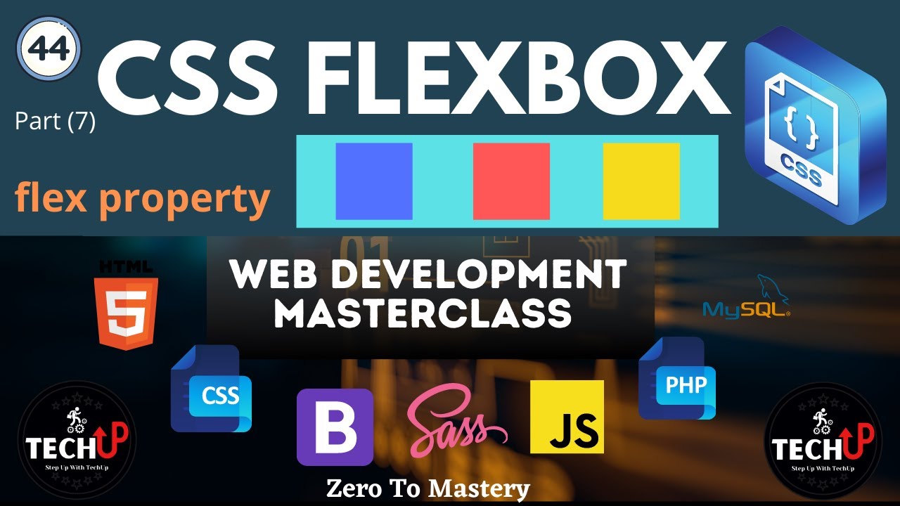 css flexbox tutorial in hindi urdu l css tricks l css animation l techup