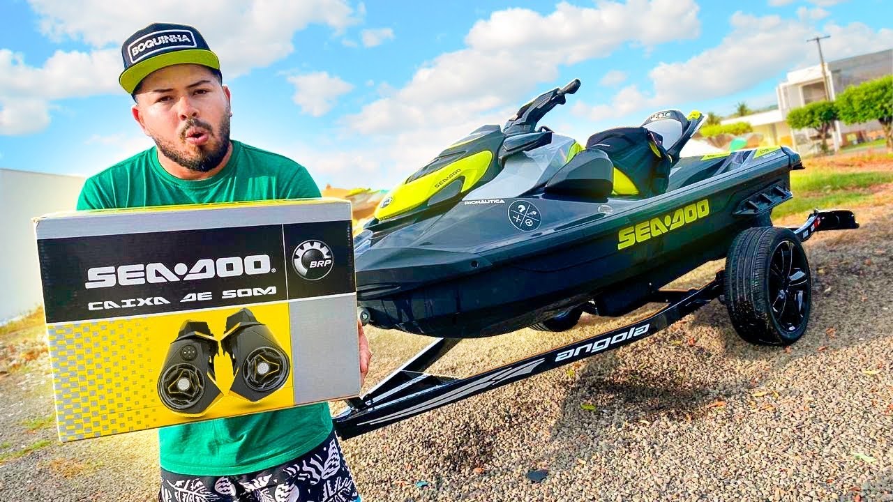 INSTALEI UM SOM FORTE NO MEU JETSKI