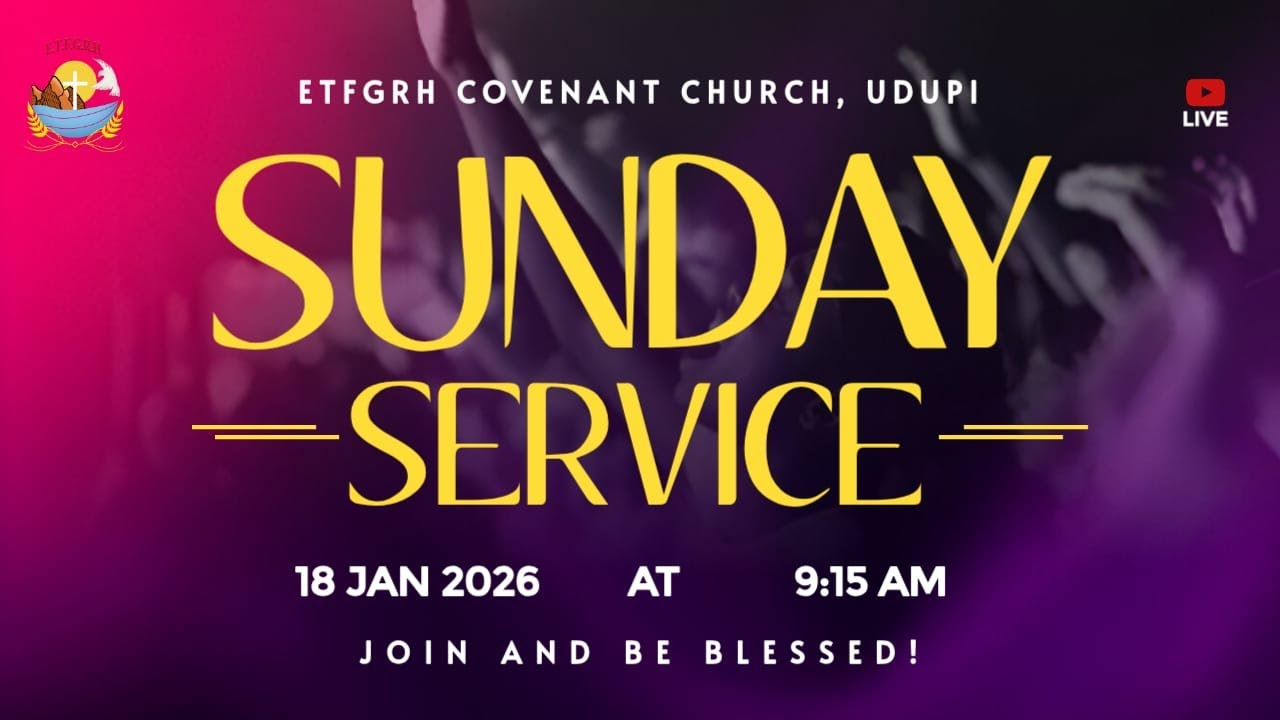 Live | Sunday Service | 18-01-2026