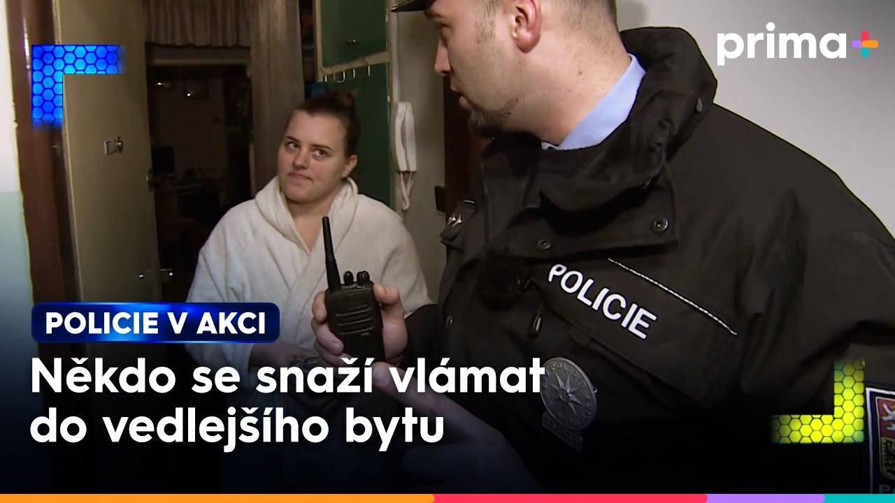 V našem domě se někdo dobývá do vedlejšího bytu, volala vystrašená sousedka | Policie v akci