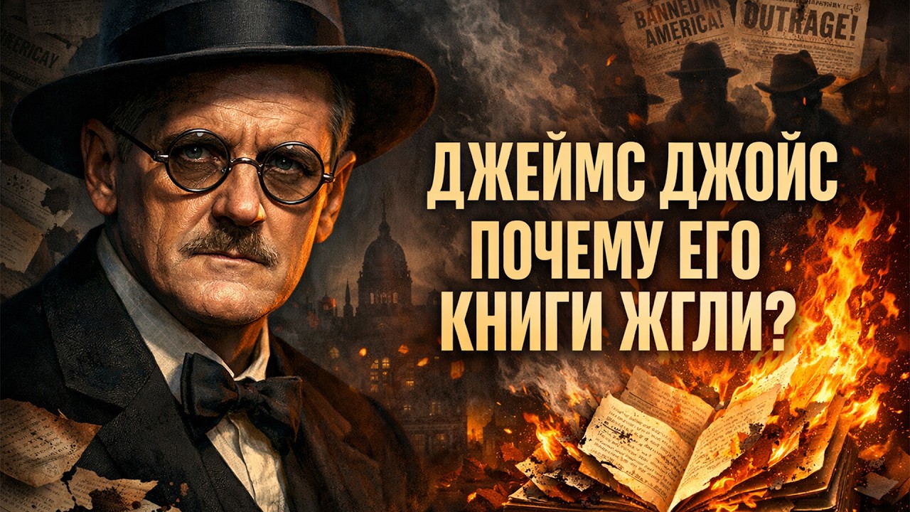 ДЖЕЙМС ДЖОЙС: Почему его книги ЖГЛИ и НЕ ПУСКАЛИ в печать? Самый НЕПРИЛИЧНЫЙ классик!
