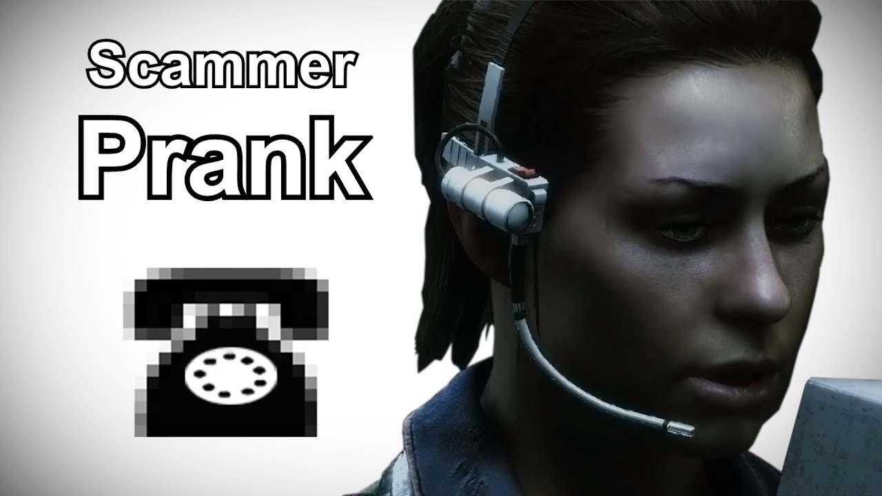 Amanda Ripley Calls Tech Support Scammers - Alien: Isolation Prank Call