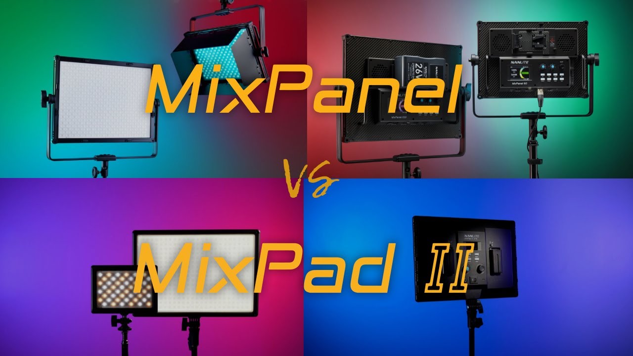 MixPanel VS MixPad: Which Nanlite LED panel light is best for you?