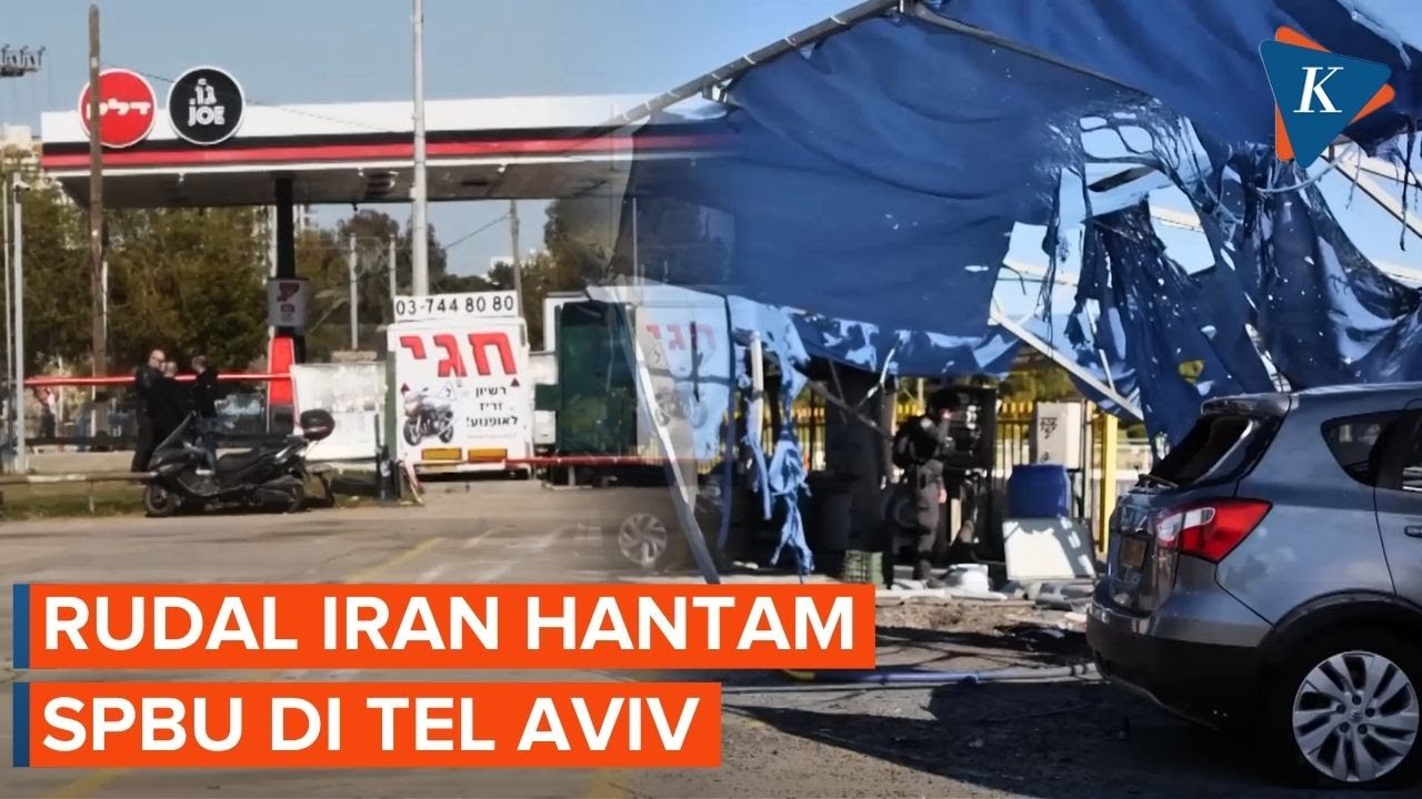 Serangan Rudal Cluster Iran Gempur Israel, Hantam SPBU di Tel Aviv