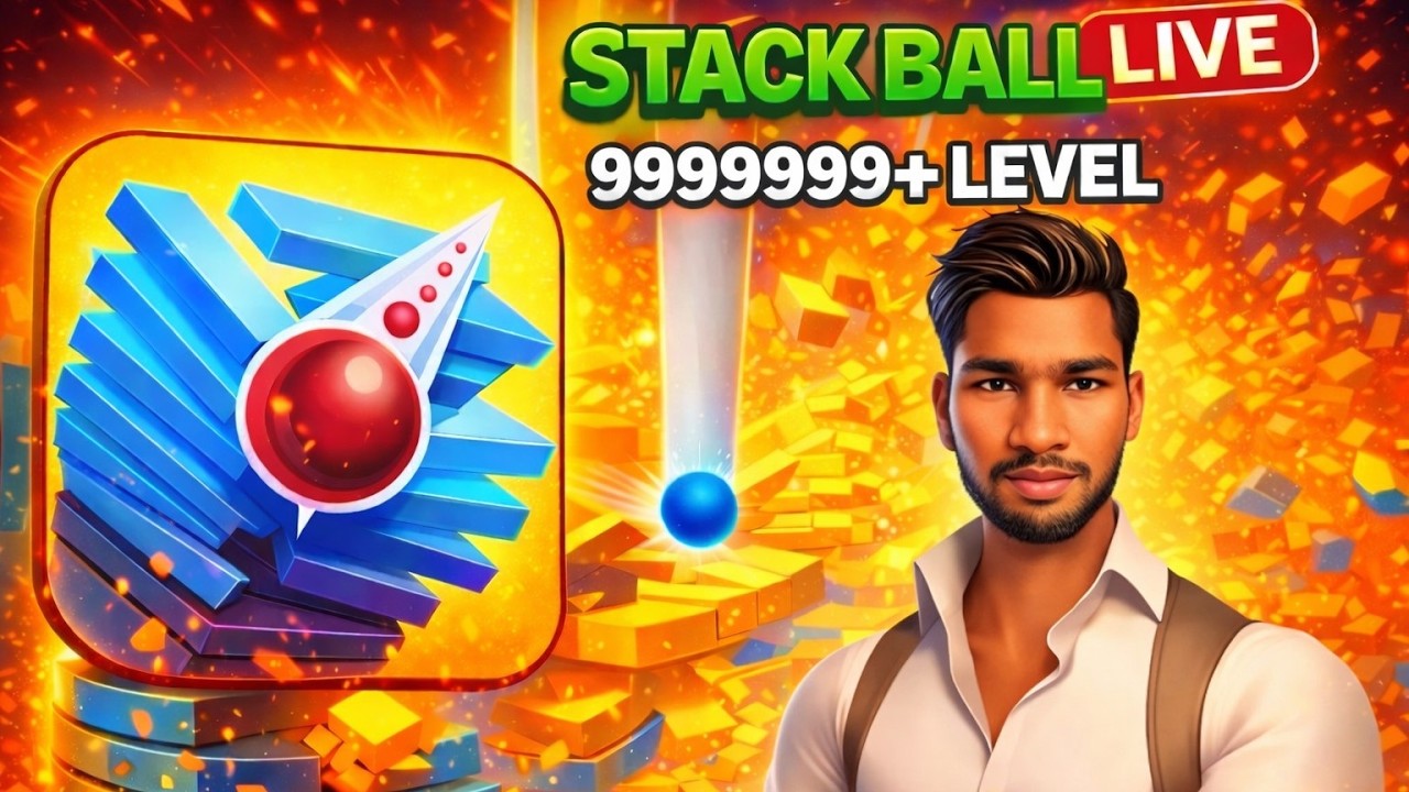 Stack Ball Live | #live #stackballlive #shortslivestreaming #livestreaming
