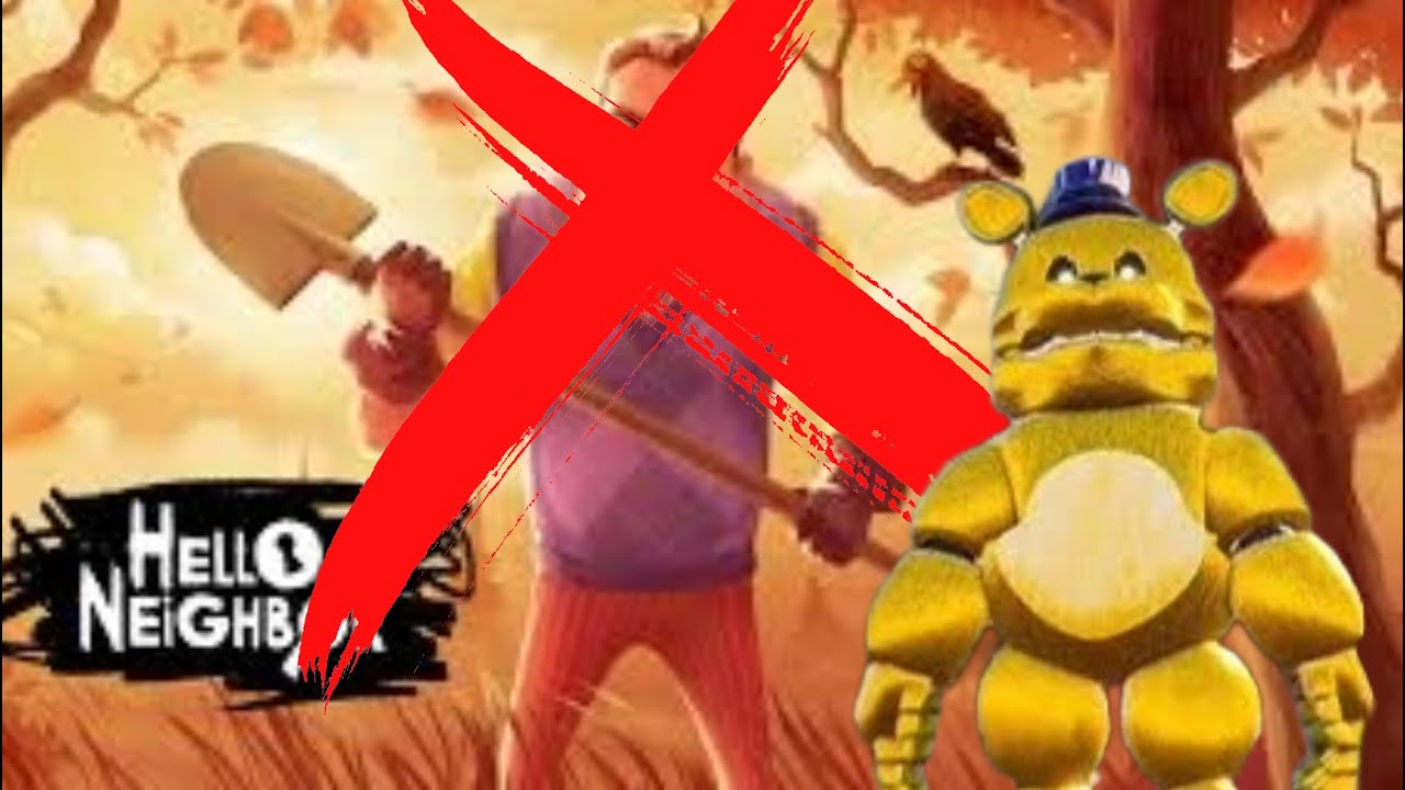 Hello Neighbor BUT Fast Fredbear is My Neighbor