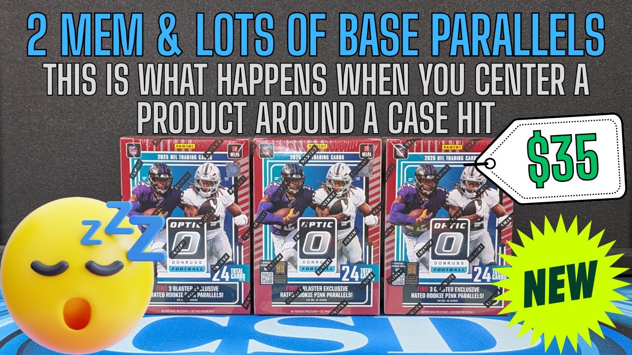 2025 Panini Donruss Optic Football Blaster Box Review.  Is Optic Boring??