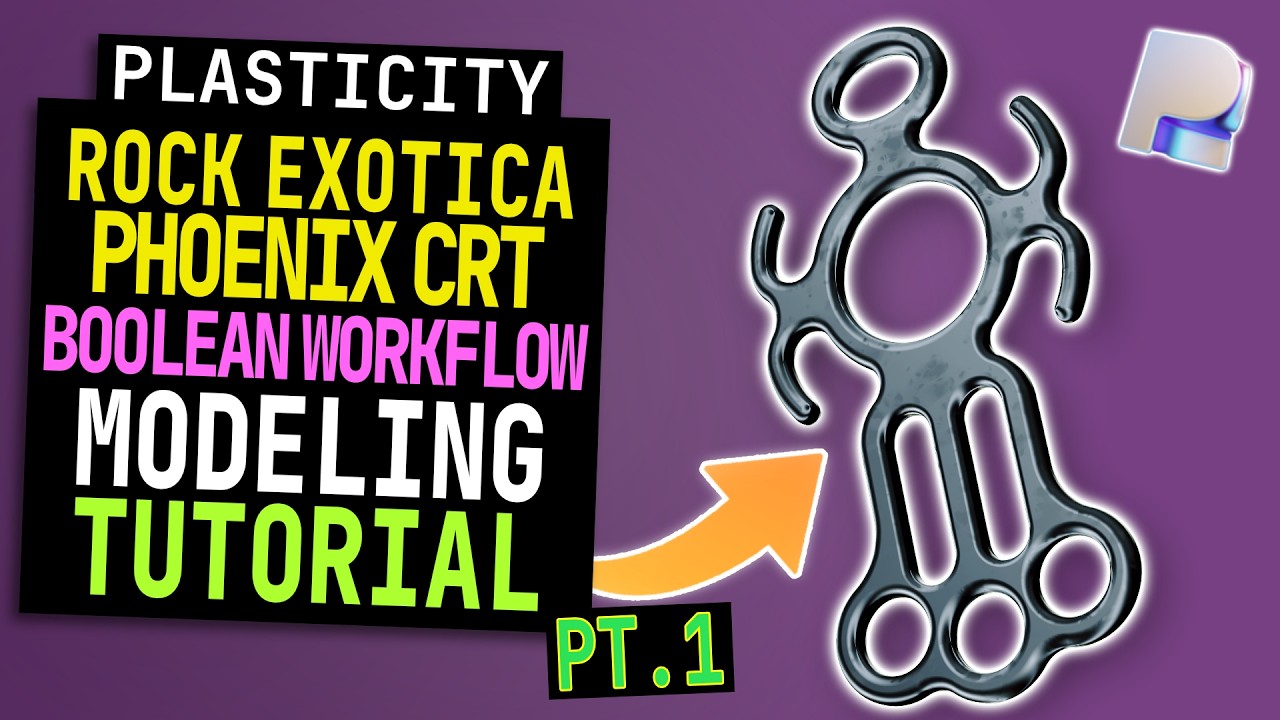Plasticity Tutorial #24 | Modeling &ndash; Rock Exotica Phoenix CRT &ndash; Pt.1