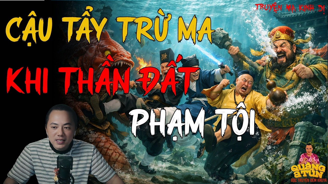 TRUYỆN MA HAY NHẤT : CẬU TẨY TRỪ MA-KHI THẦN ĐẤT PHẠM TỘI | TRUYỆN MA CỦA QUÀNG A TŨN