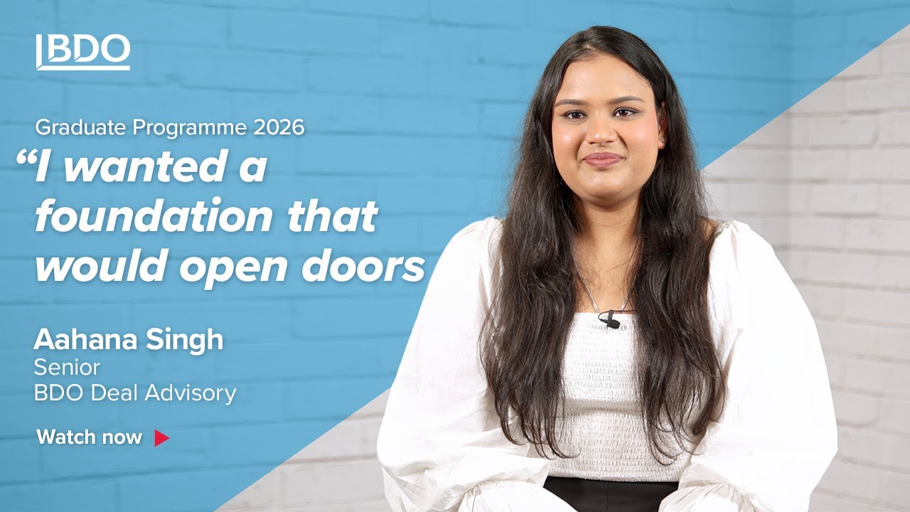 Aahana Singh | BDO Ireland Graduate