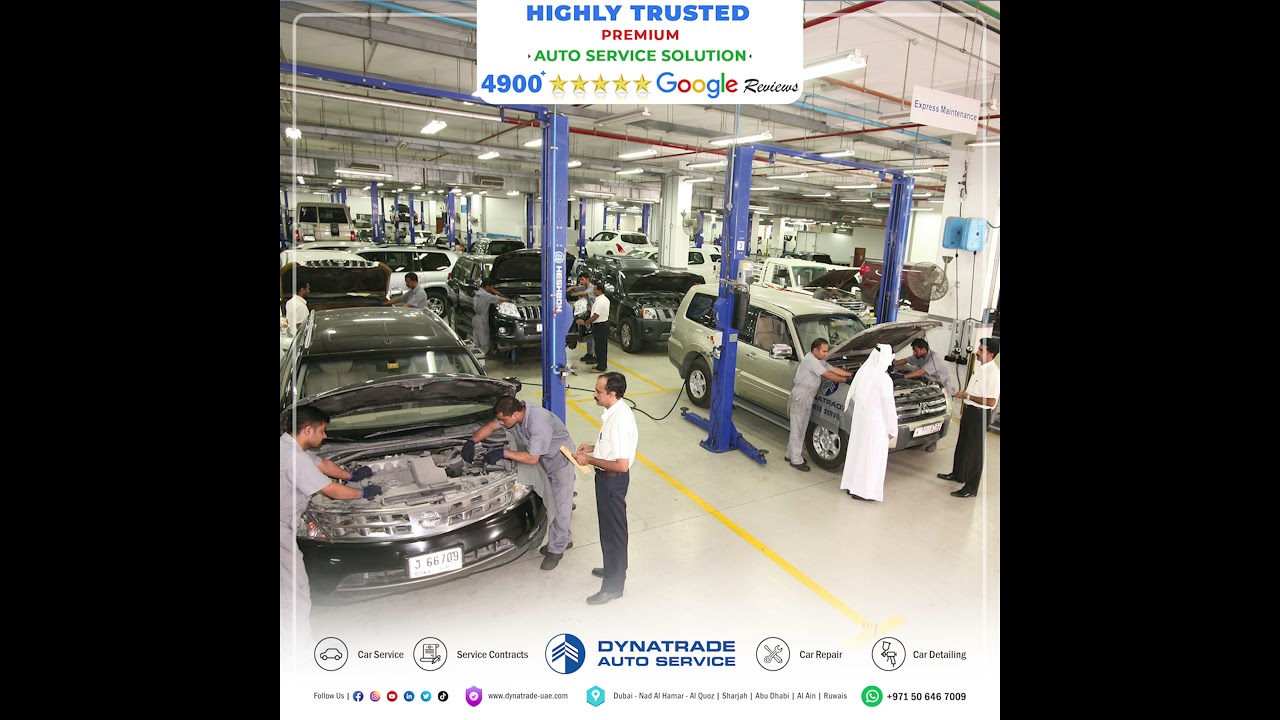 Trusted Car Service Center In The UAE | Dynatrade Auto Service