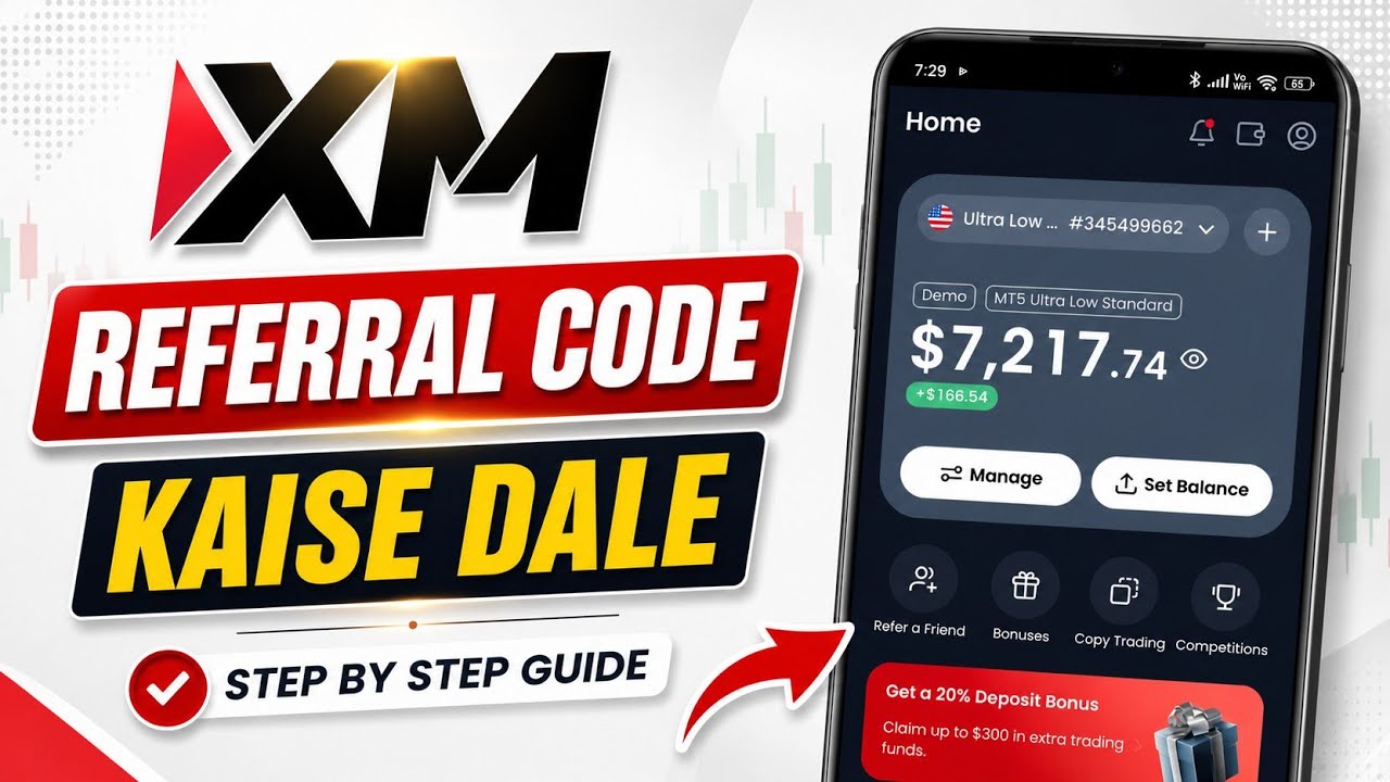 XM Me Referral Code Kaise Dale | XM Account Me Referral Code Kaise Dale (Urdu/Hindi)