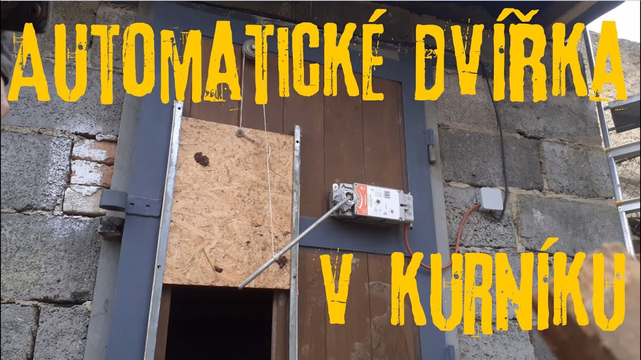 Automatické dvířka a rozsvěcení v kurníku. Aneb ElektroKurník co dům dal