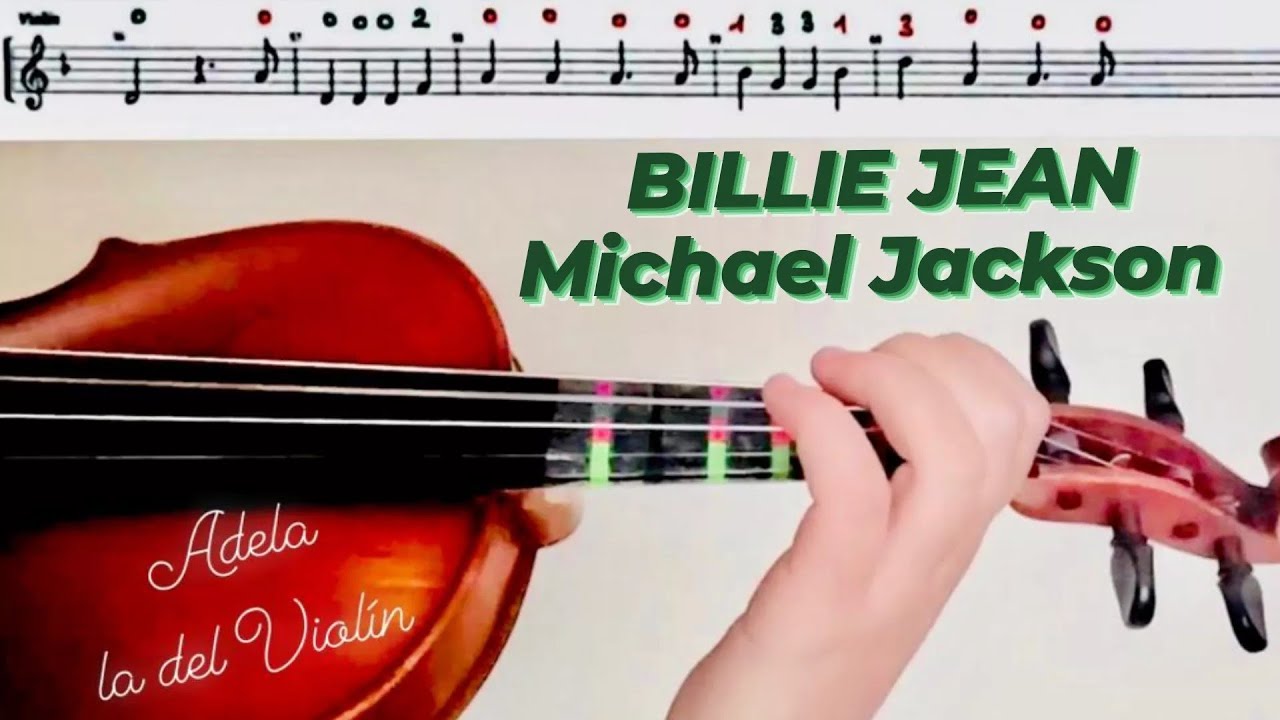BILLIE JEAN, MICHAEL JACKSON (PARTITURA VIOLÍN+ AUDIO)