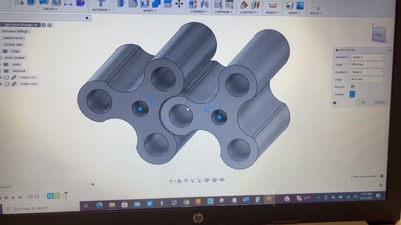 Roots Blower, 3-lobe Impeller