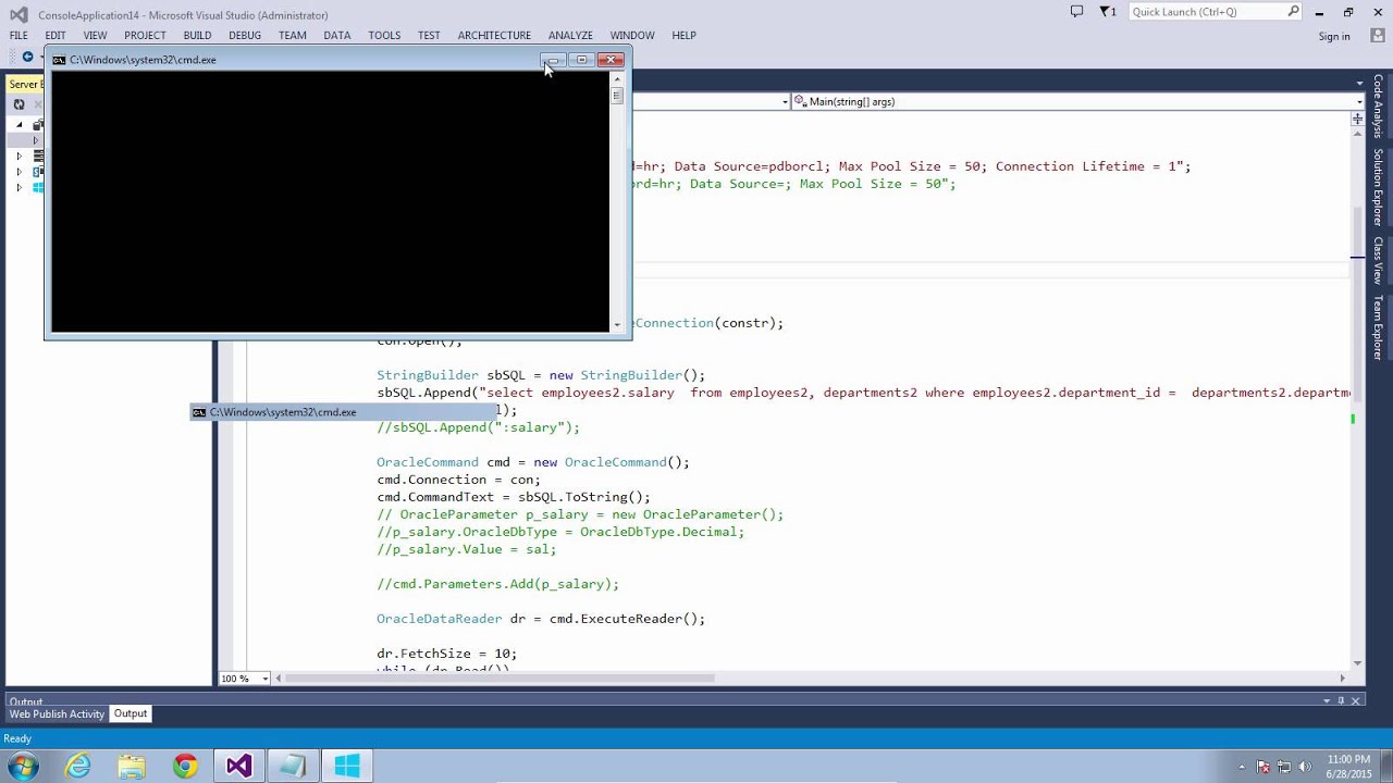 Tune your .NET Application with SQL Tuning Advisor and Oracle Performance Analyzer in Visual Studio