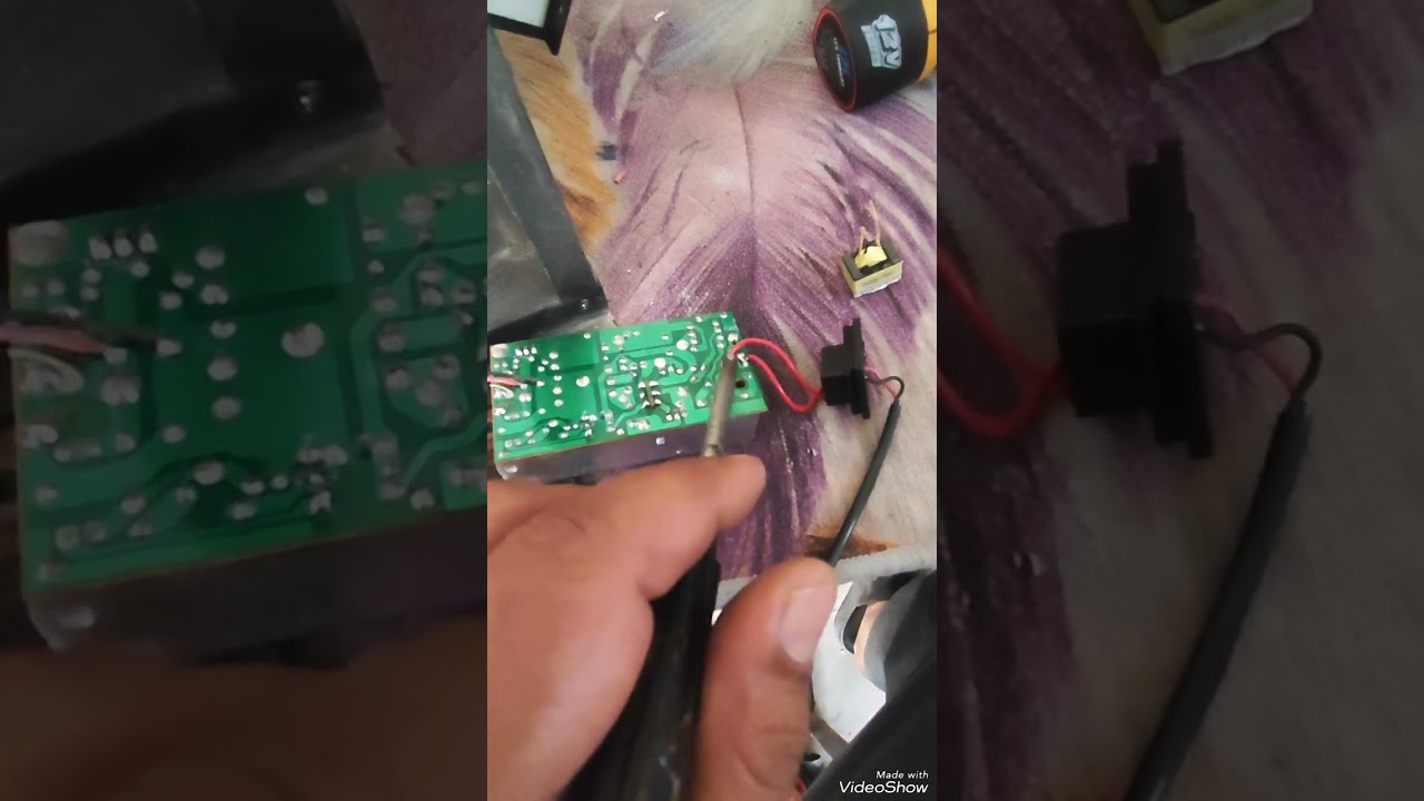 تصليح كارت منظم فولتية نوع ازل