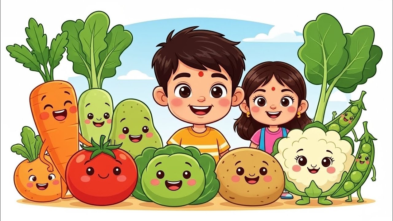 सब्ज़ी आई सब्ज़ी आई | Healthy Vegetables Rhyme for Kids | Hindi Kids Song