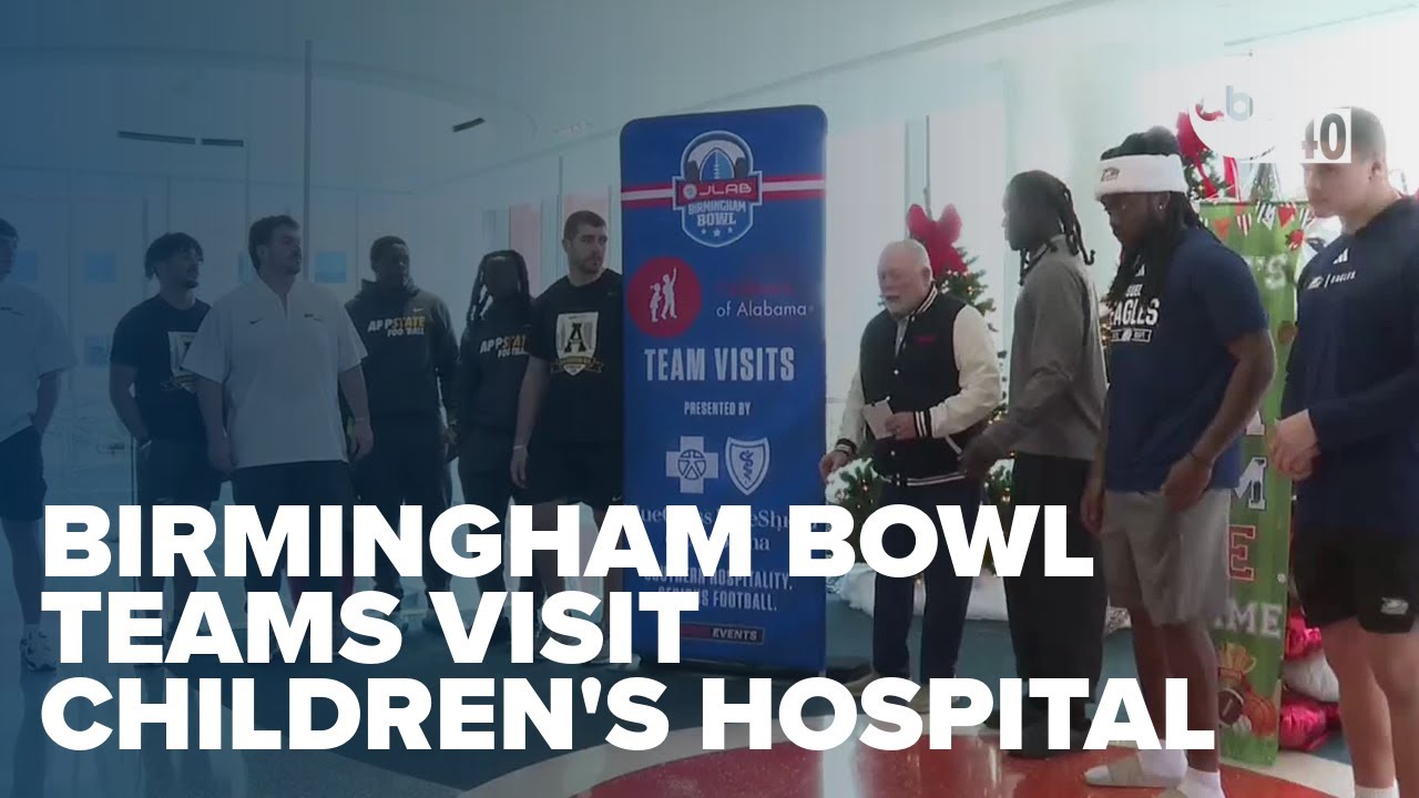 Birmingham Bowl teams visit Children's of Alabama