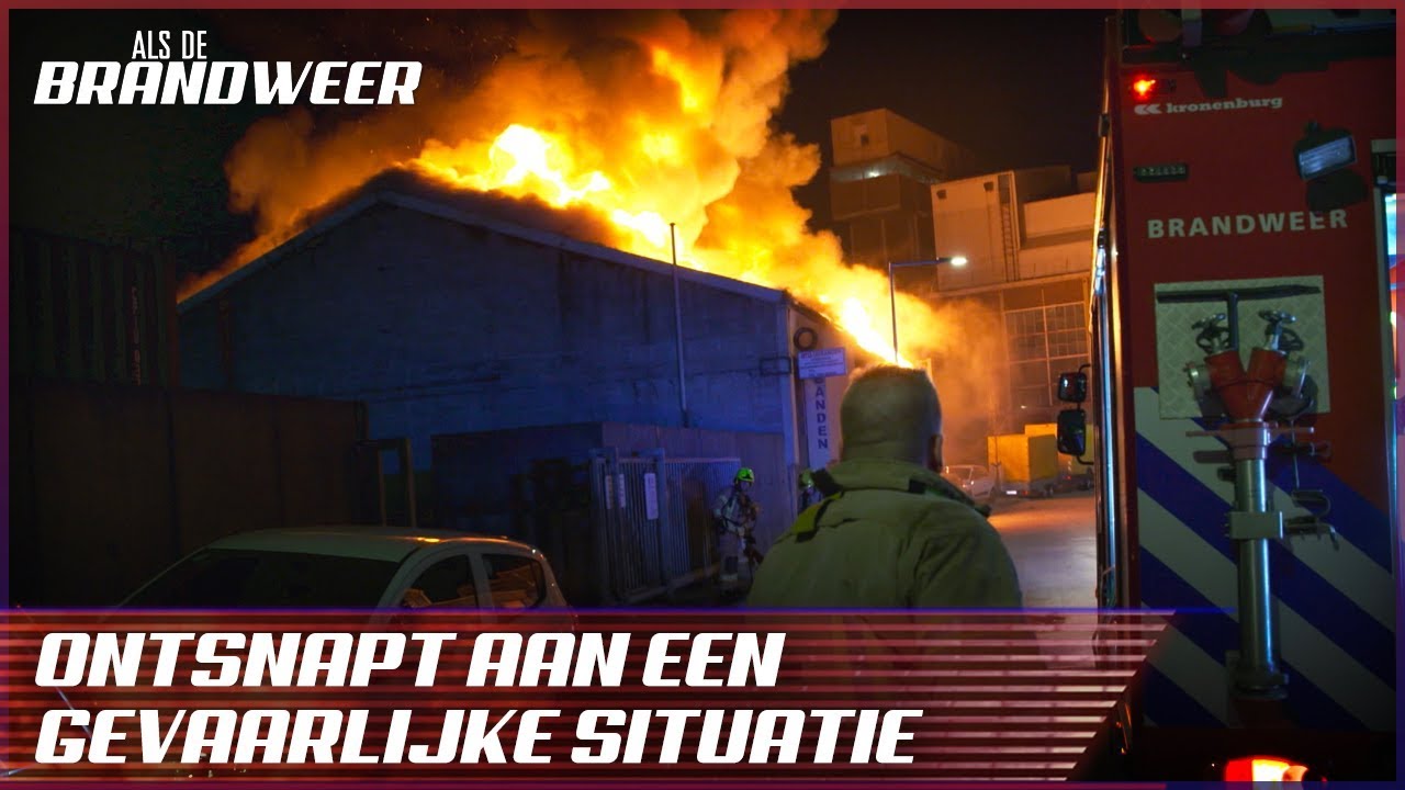 MEGA GROTE industriële brand | Als de Brandweer