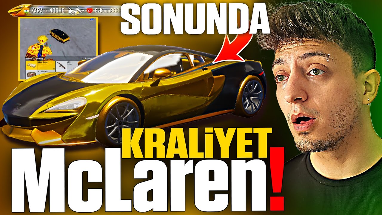 SONUNDA ŞAHESER KRALİYET McLaren ALDIM!! ÇOK NADİR!! (34 KILLS) PUBG Mobile