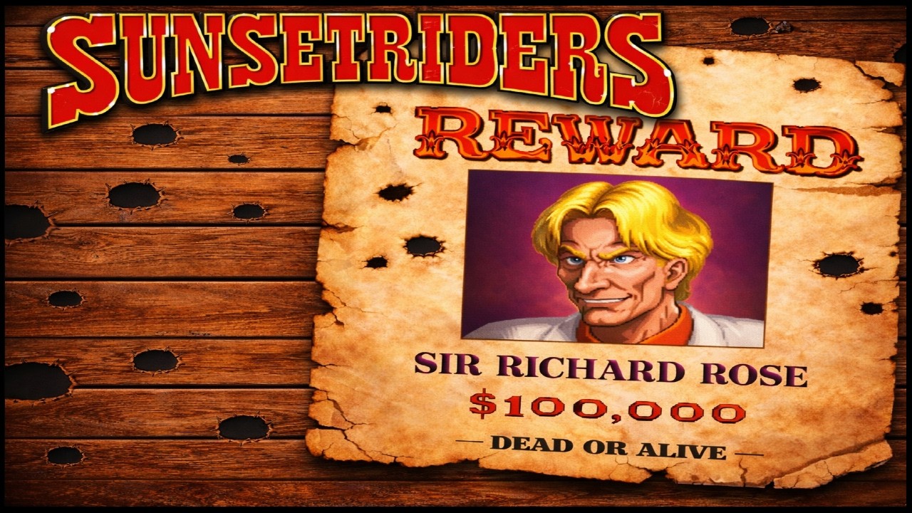 CAÇANDO E DERROTANDO RICHARD ROSE NO SUNSET RIDERS DO SUPER NINTENDO