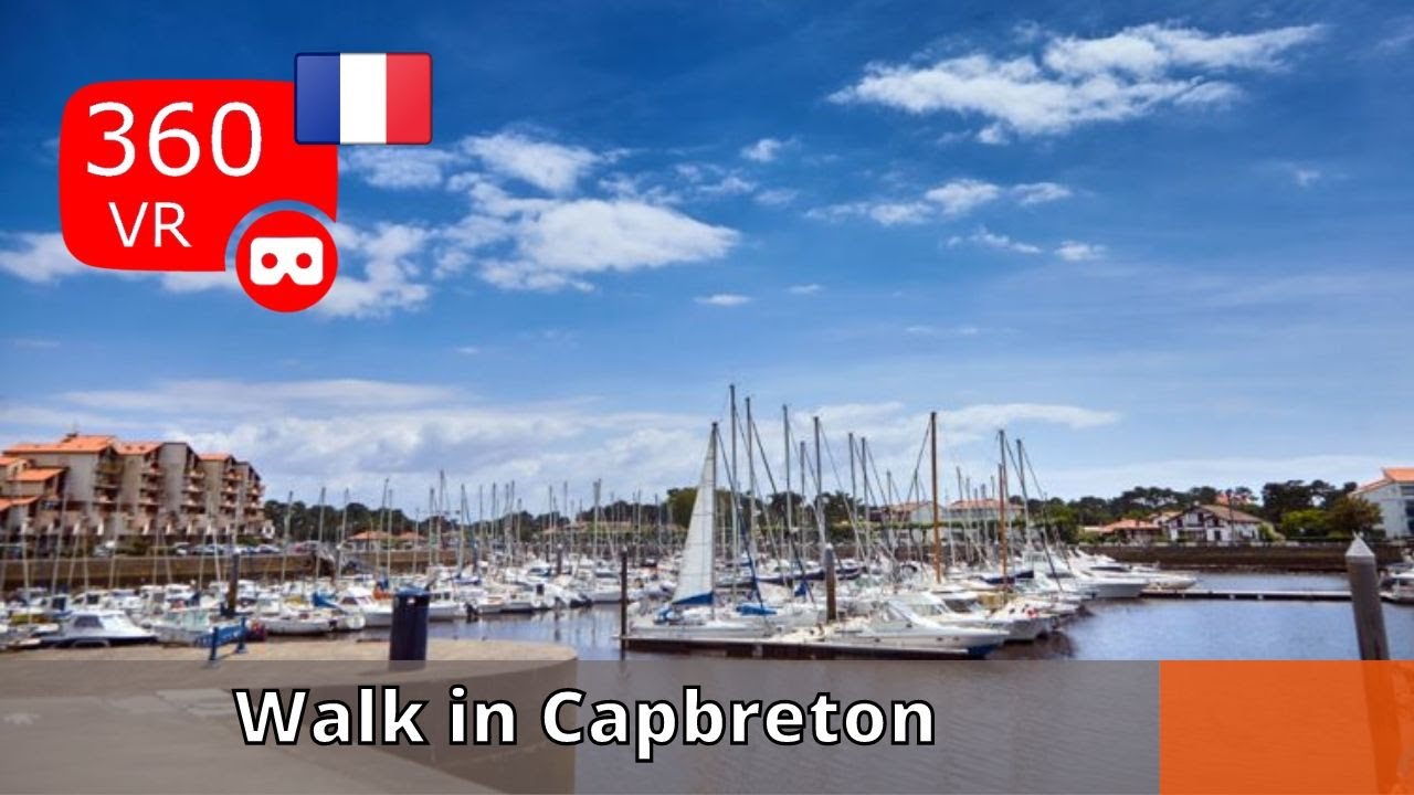 360° views of France : Today a walk in Capbreton